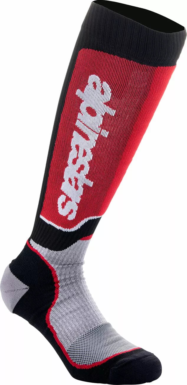 Alpinestars Mx Plus Socks Black/Gray/Red