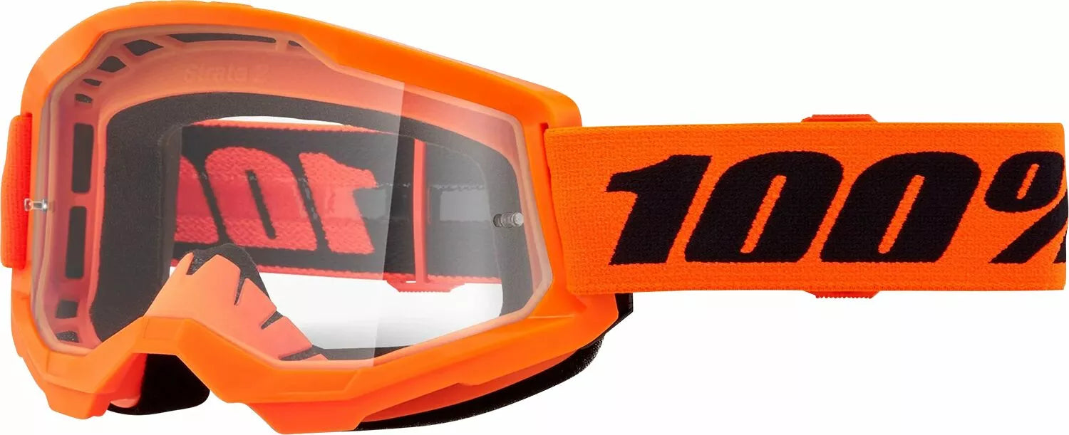 100% Strata 2 Goggle Orange