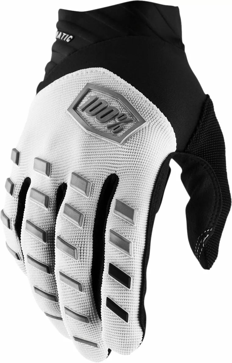 100% Airmatic Gloves White