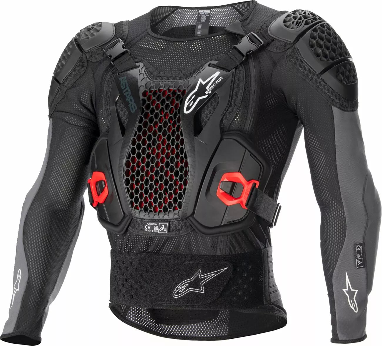 Alpinestars Bionic Plus V2 Protection Jacket Black/Gray/Red