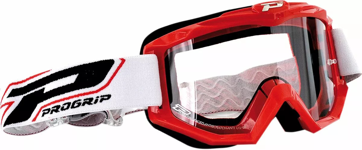 Pro Grip 3201 Raceline Goggle Black/Red/White