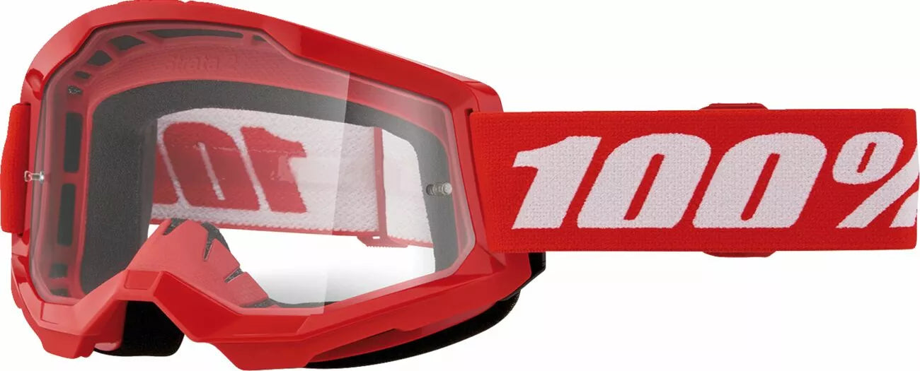 100% Strata 2 Junior Goggle Red