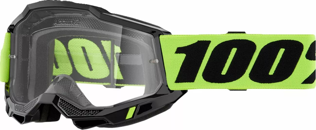 100% Accuri 2 Goggles Black/Fluorescent Green/Fluorescent Yellow