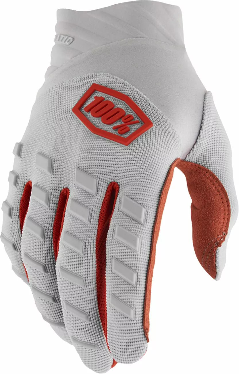 100% Airmatic Gloves Orange/Silver