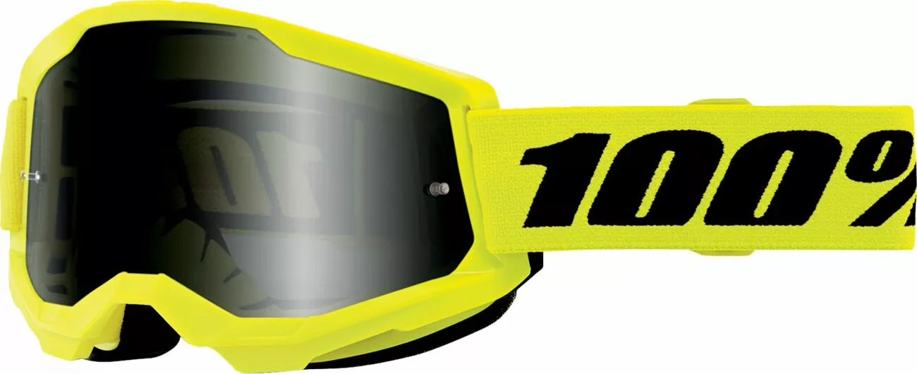 100% Strata 2 Sand Goggle Fluorescent Yellow