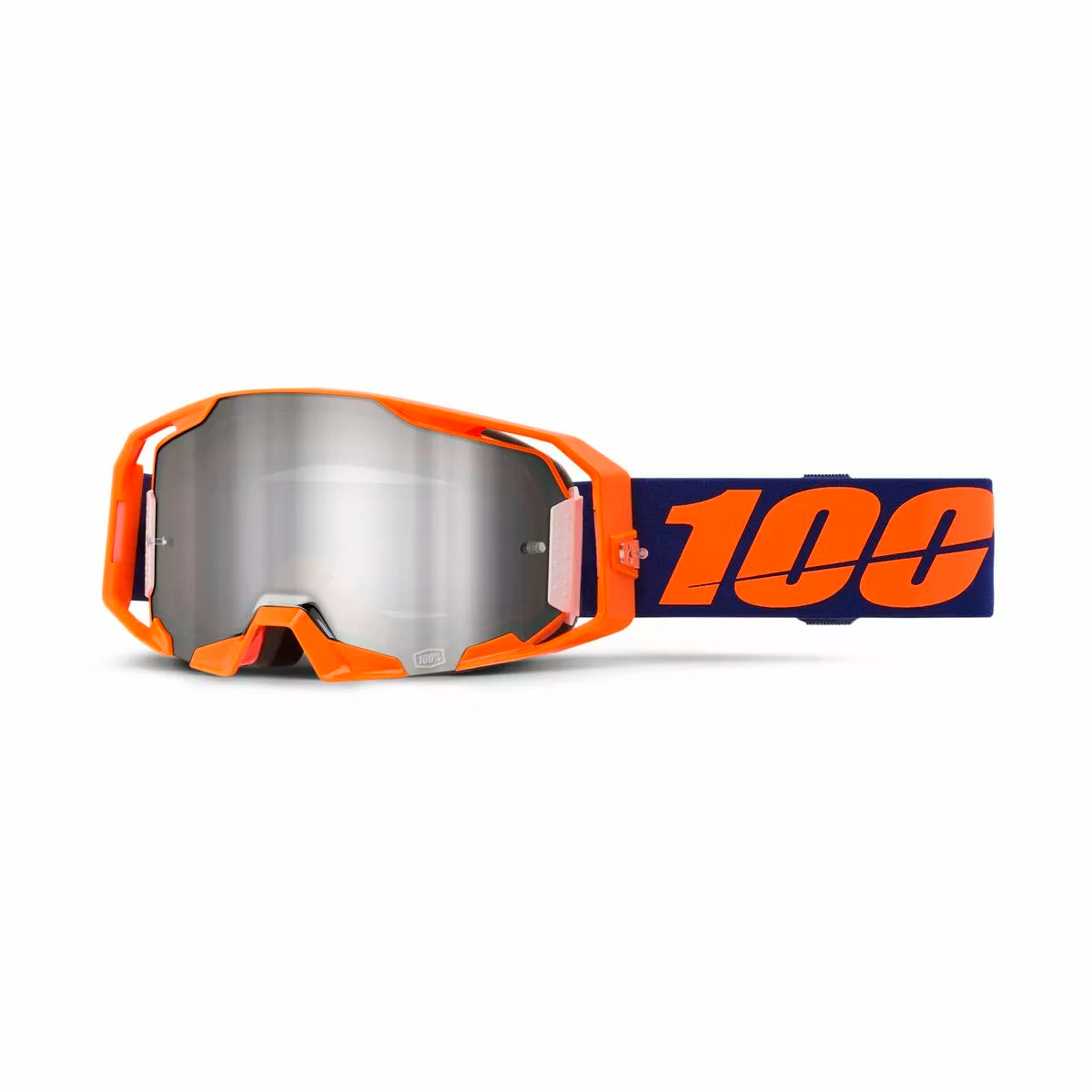 100% Armatic Goggle Dark Blue/Orange