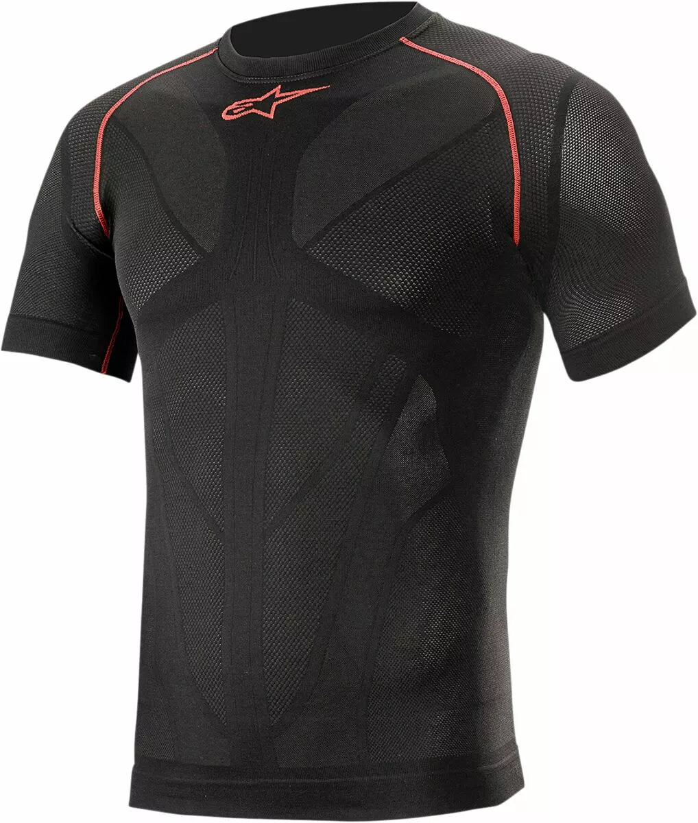 Alpinestars Ride Tech V2  Summer Short-Sleeve Underwear Top Black/Red