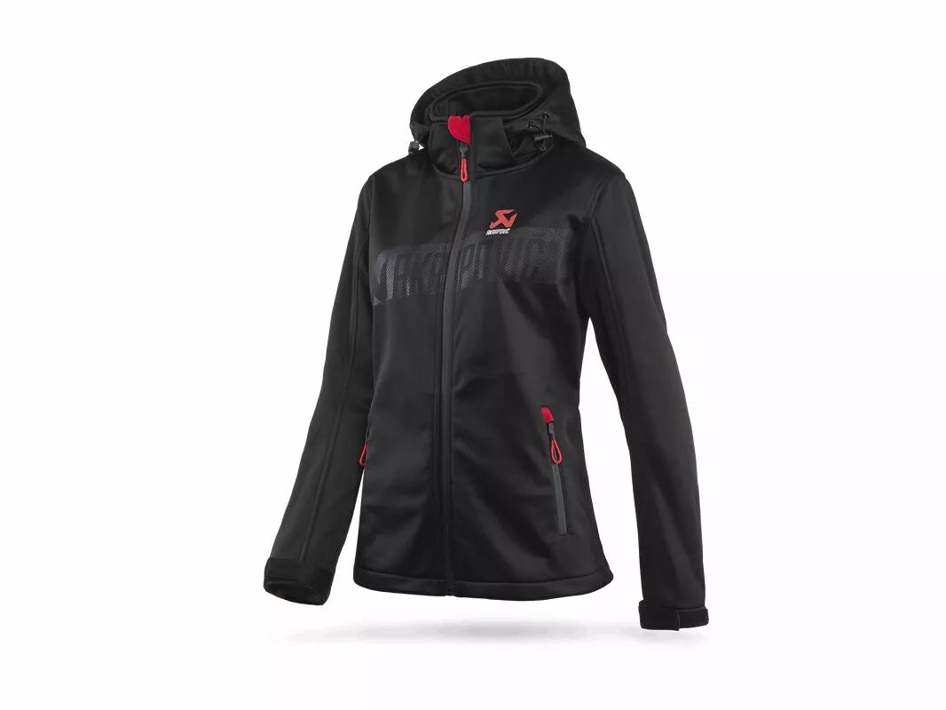 Akrapovic Women'S Corpo Soft Shell Jacket Black/Red