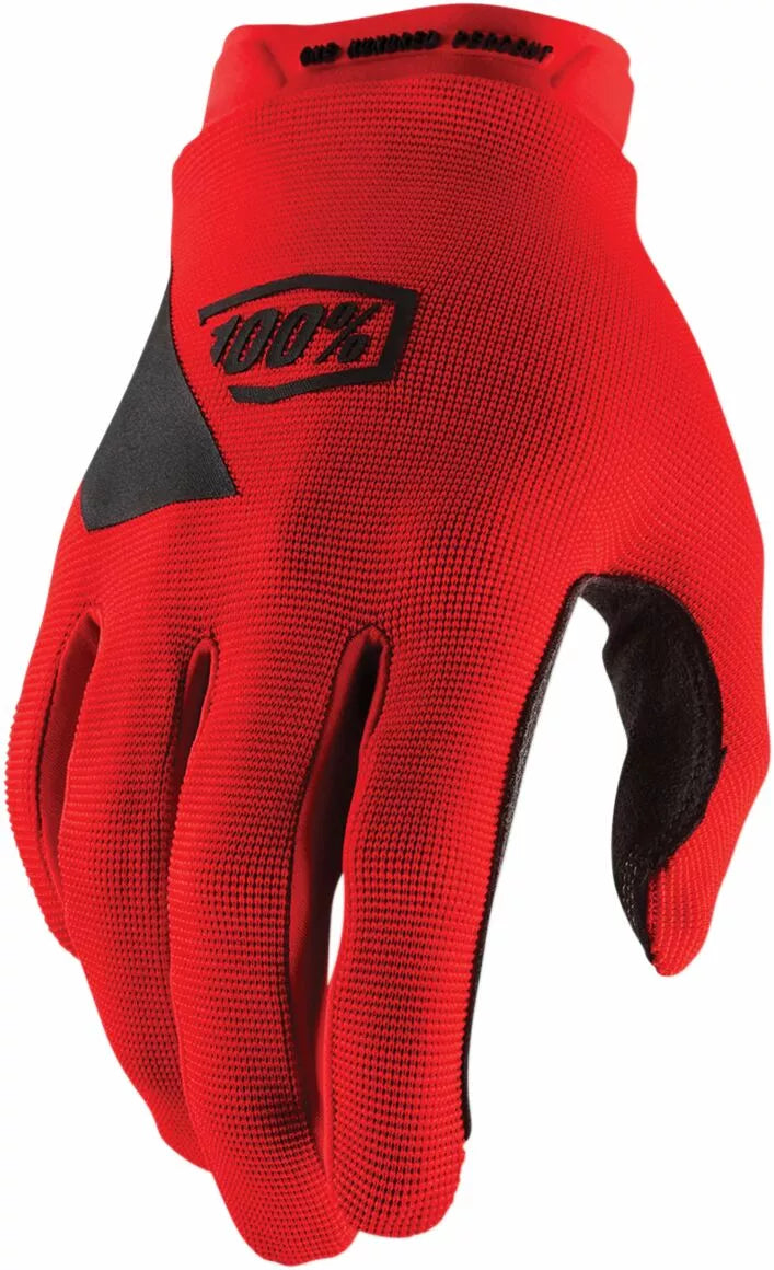 100% Ridecamp Gloves Red