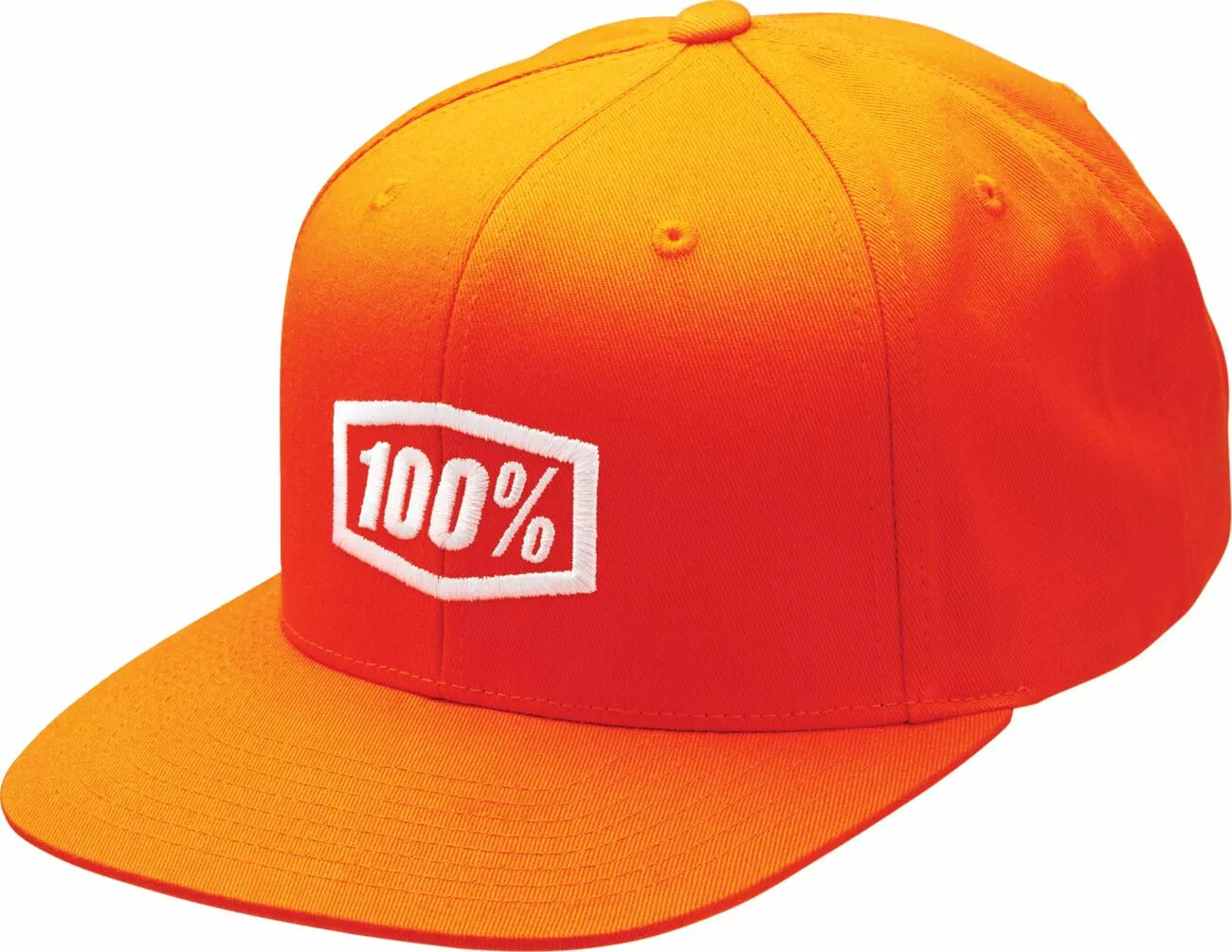 100% Icon Snapback Hat Orange