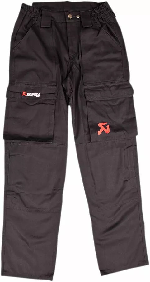 Akrapovic Brand Cargo Pants Black