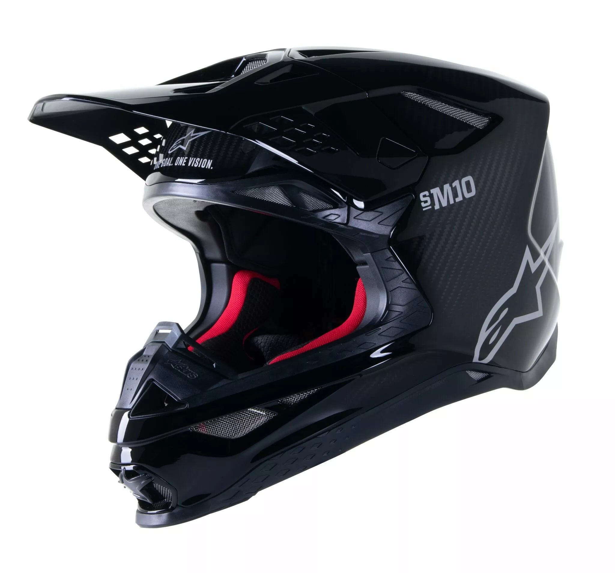 Alpinestars Supertech M10 Solid Helmet Black/Gloss