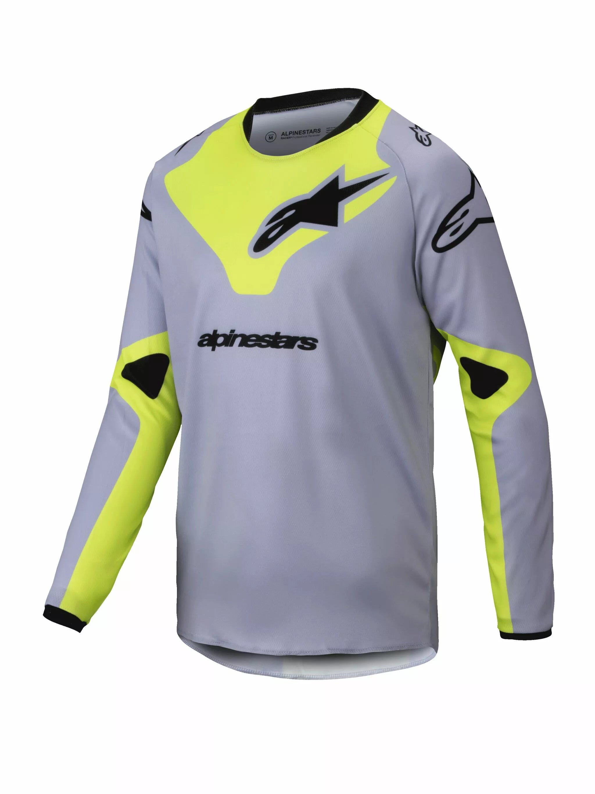 Alpinestars Youth Racer Veil Jersey Gray/Yellow