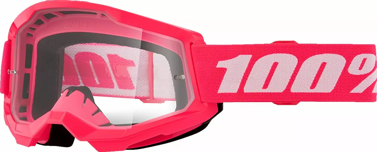 100% Strata 2 Junior Goggle Pink