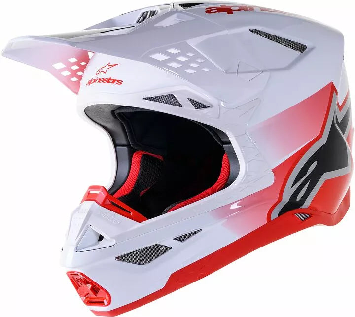 Alpinestars Supertech M10 Unite Helmet Black/Gloss/Red/White