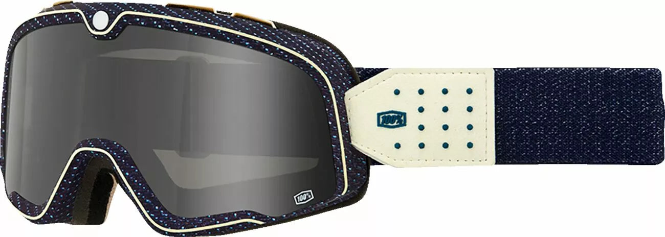 100% Barstow Goggle Blue/White