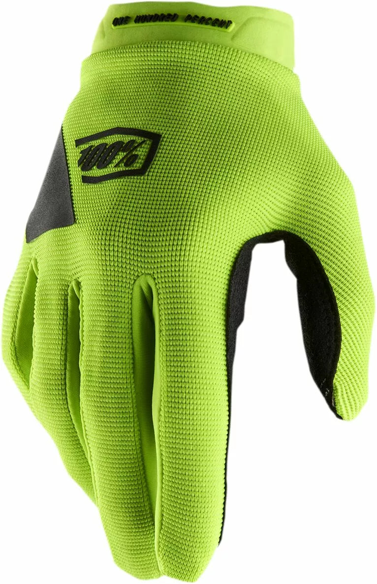 100% Women'S Ridecamp Gloves Black/Fluorescent Yellow