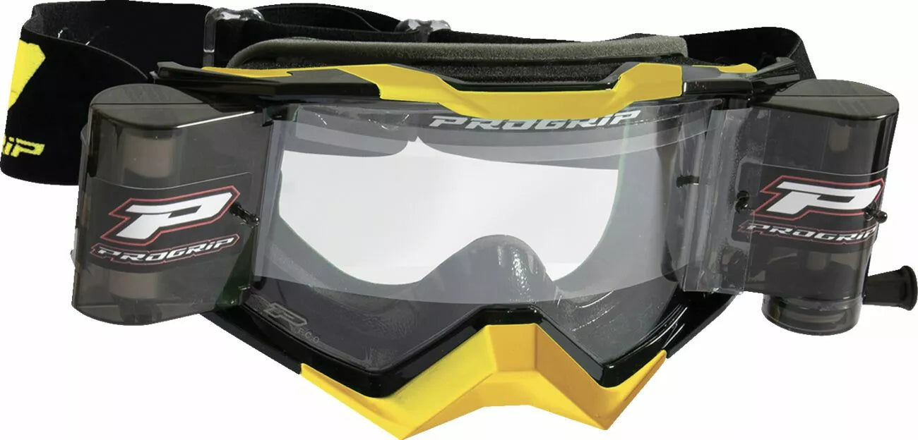 Pro Grip 3309 Rapid Goggles With Roll-Off System Black/Yellow