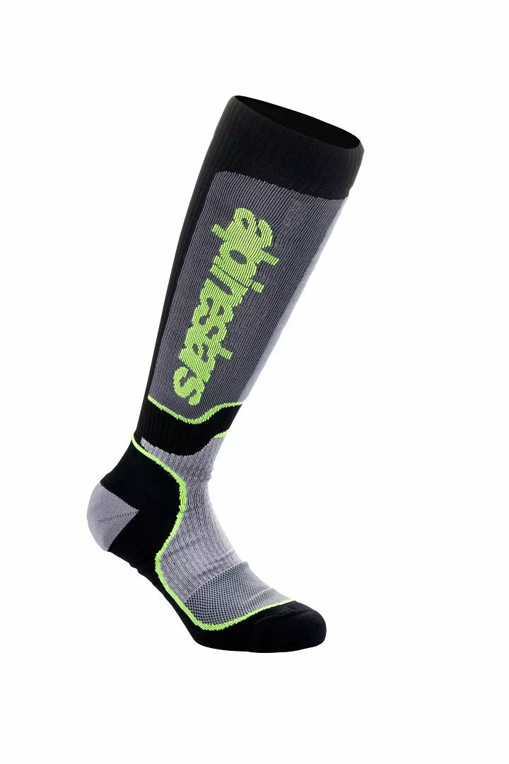 Alpinestars Mx Plus Socks Black/Gray/Yellow