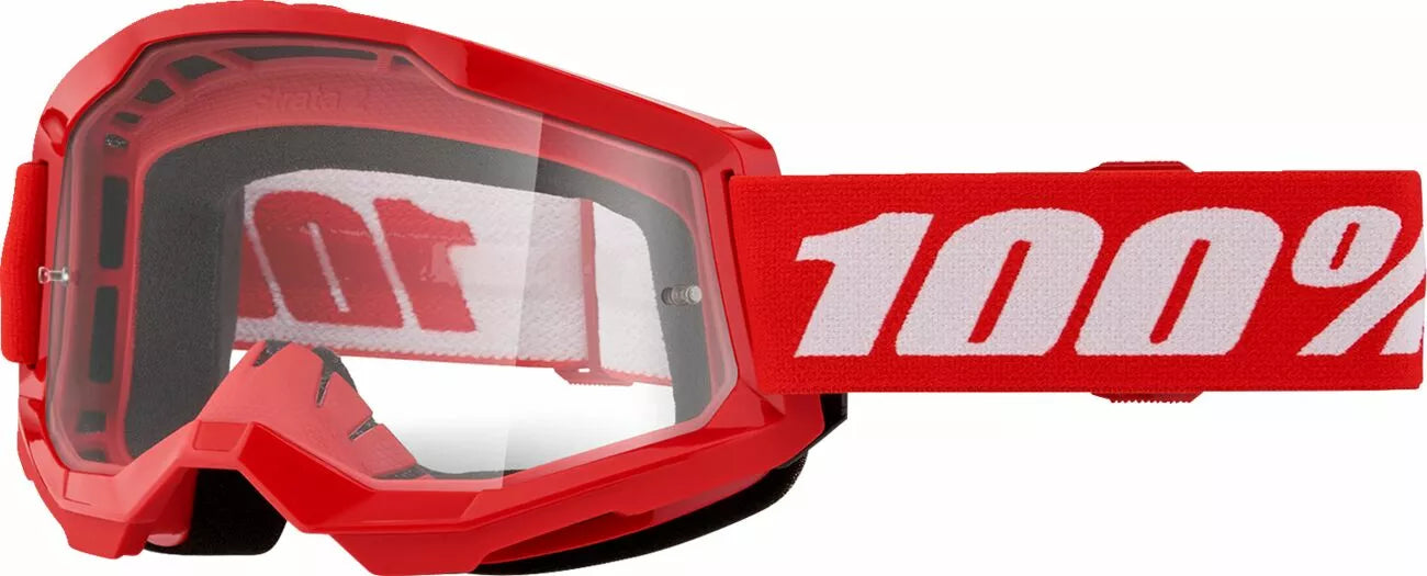 100% Strata 2 Goggle Red