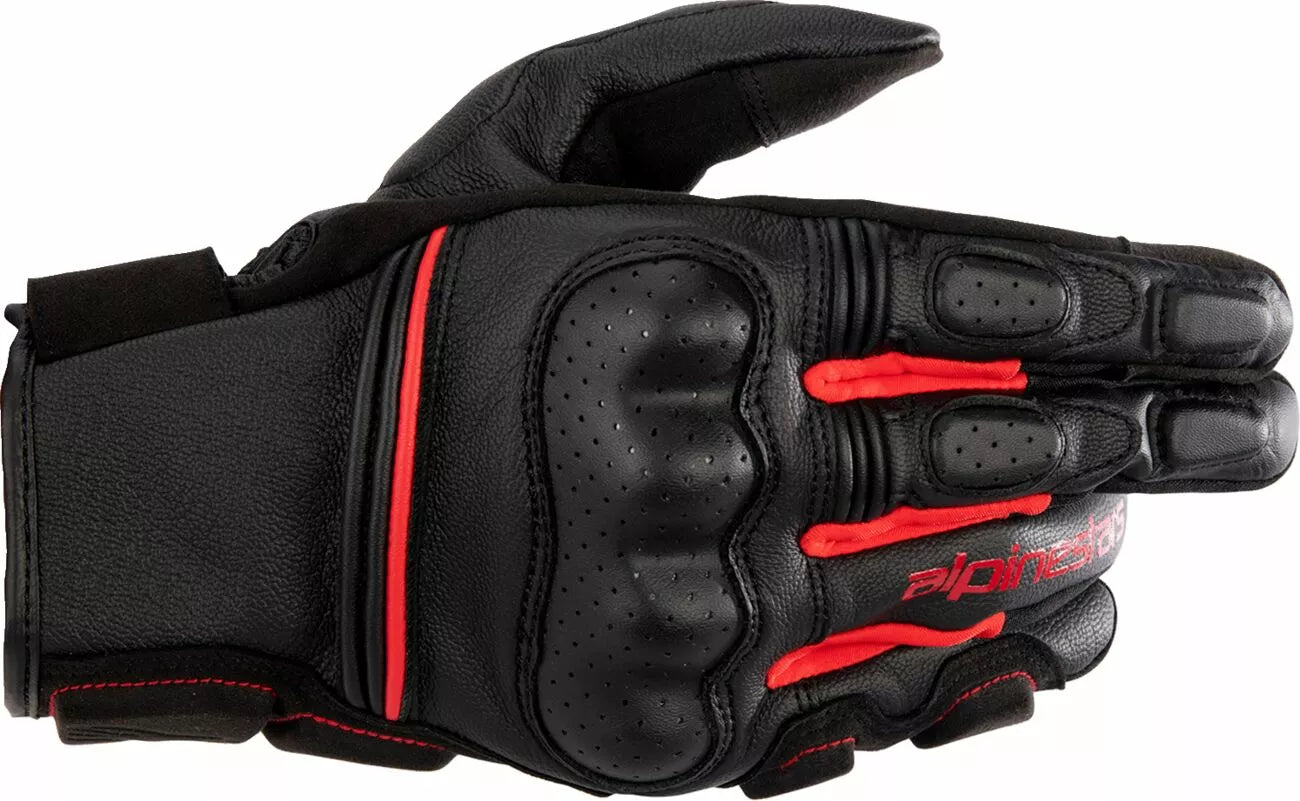 Alpinestars Phenom Leather Gloves Black/Red