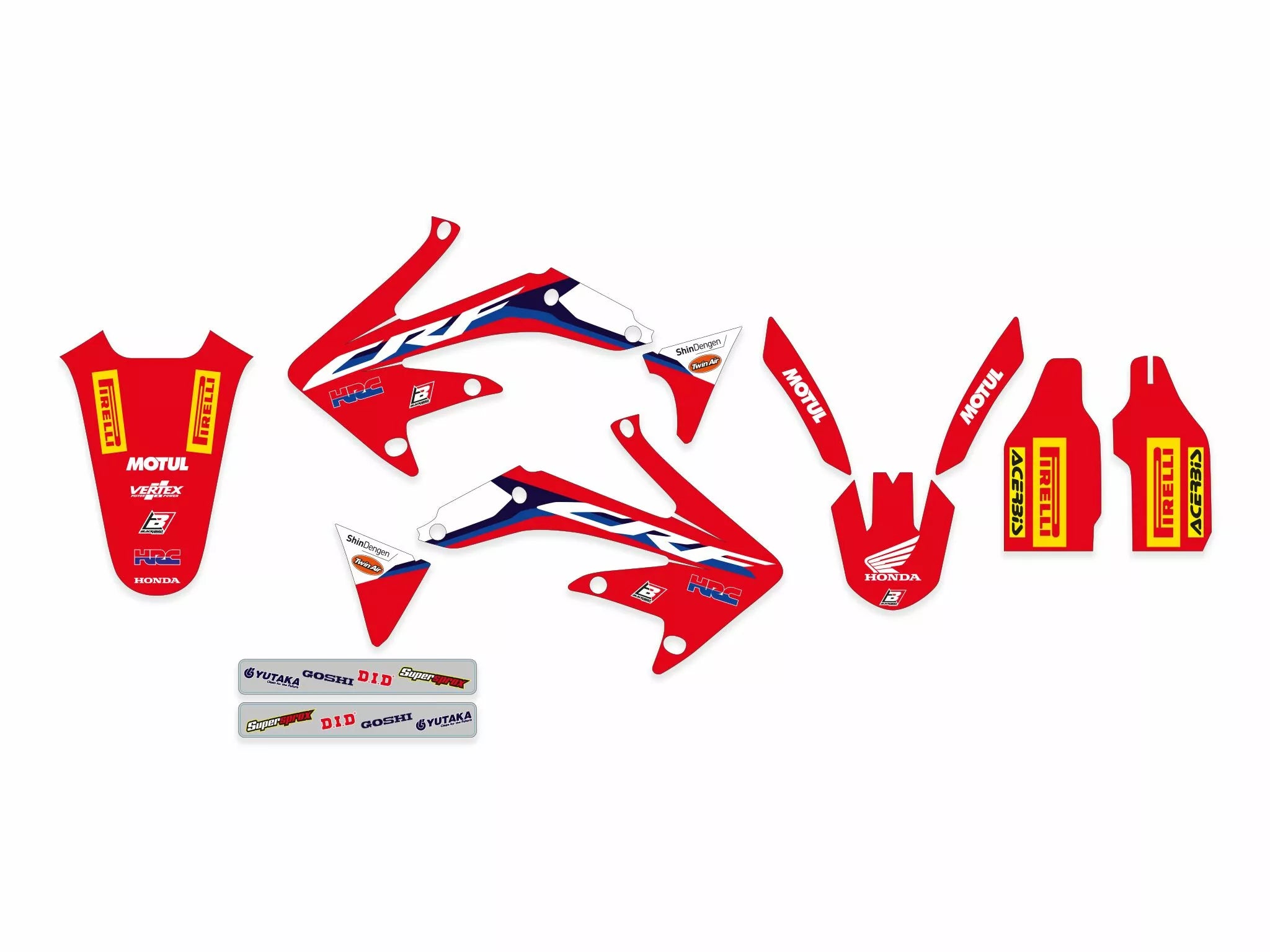 Blackbird Racing Blackbird Racing Replica Team Honda Hrc 2020 Graphics Kit