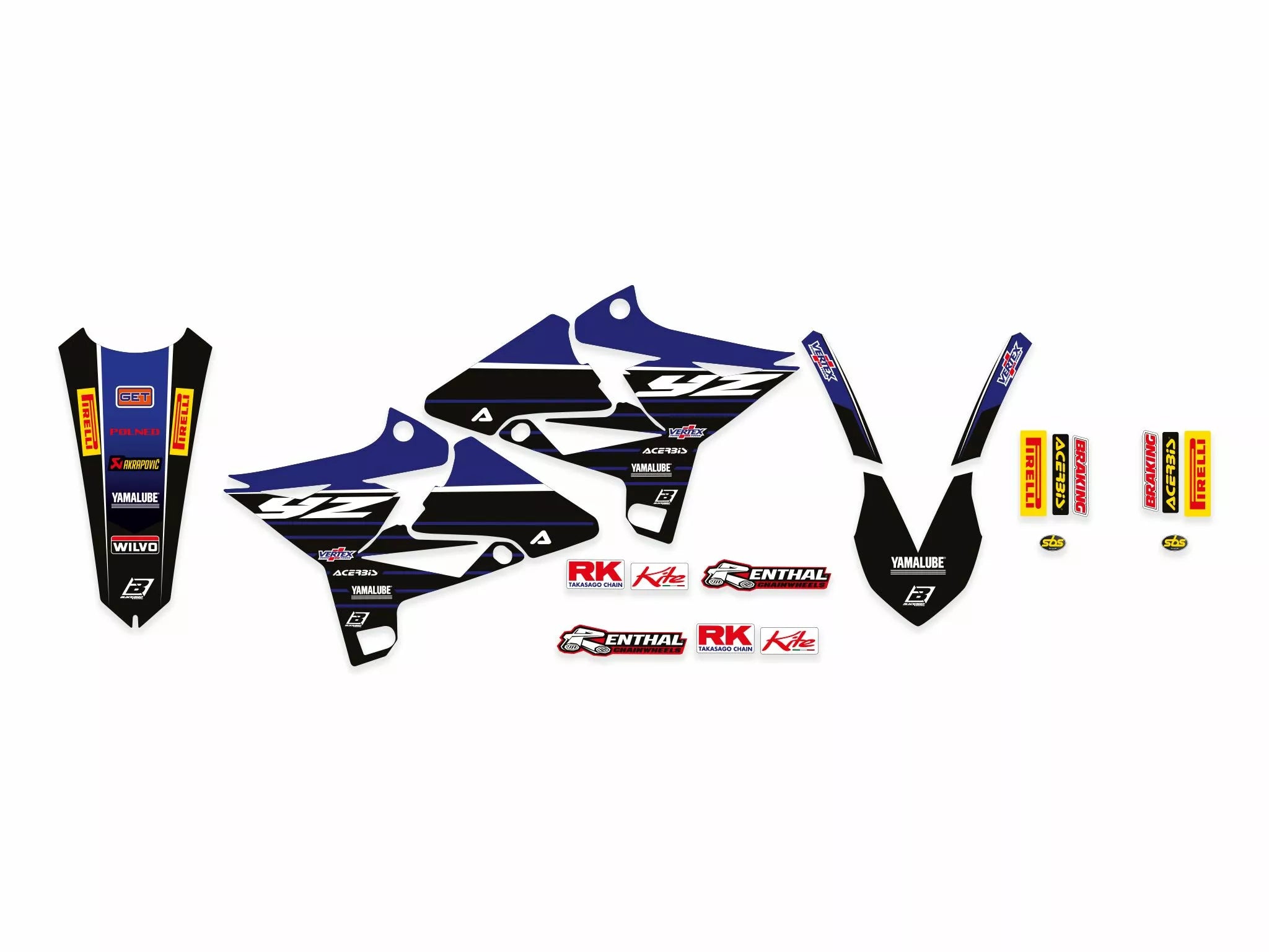 Blackbird Racing Blackbird Racing Replica Team Yamaha 2019/2020 Graphics Kit