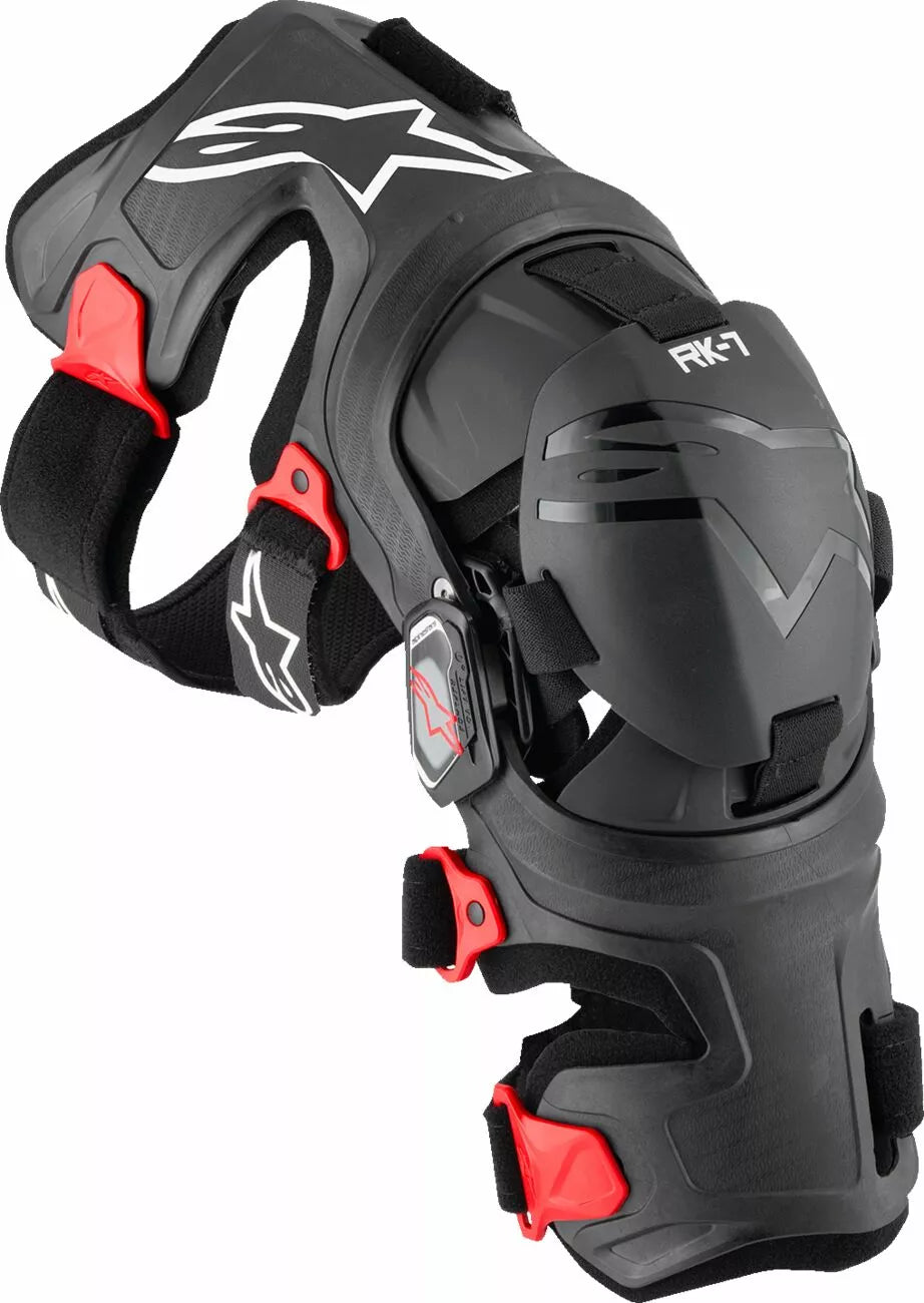 Alpinestars Rk-7 Plasma Knee Braces Black/Red