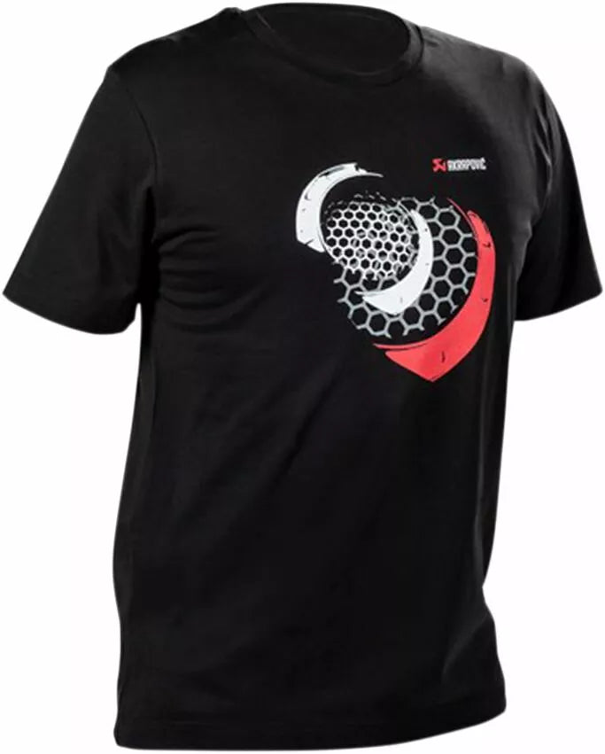 Akrapovic Mesh T-Shirt Black/Gray/Red/White