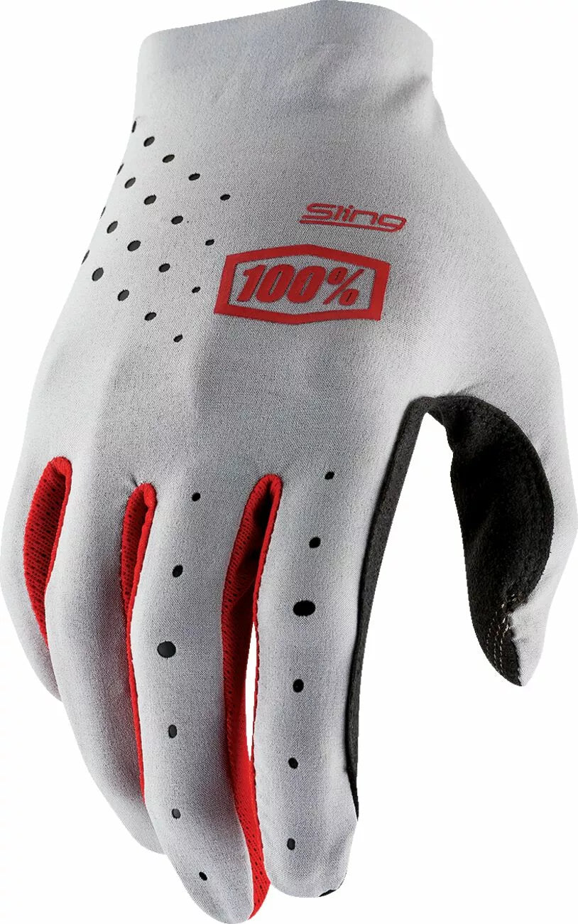 100% Sling Mx Gloves Black/Gray/Red