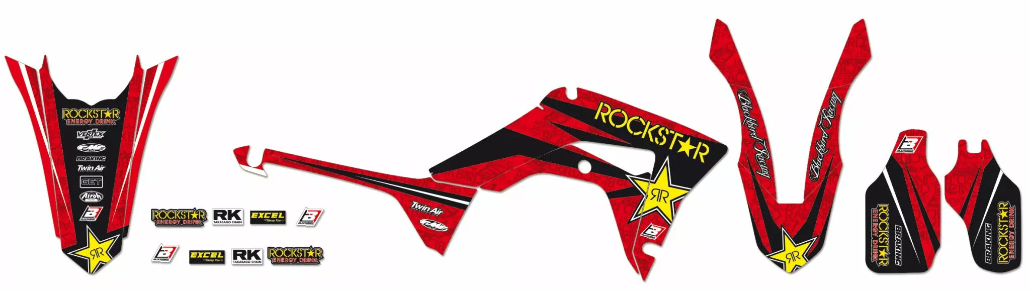 Blackbird Racing Rockstar Graphic Kits