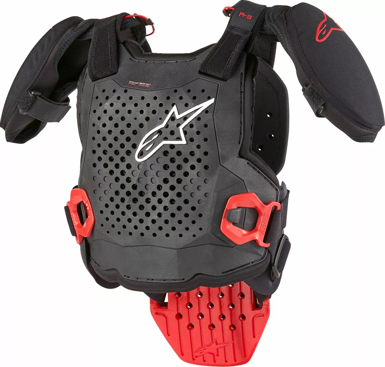 Alpinestars Youth A5 S V2 Chest Guard Black/Red