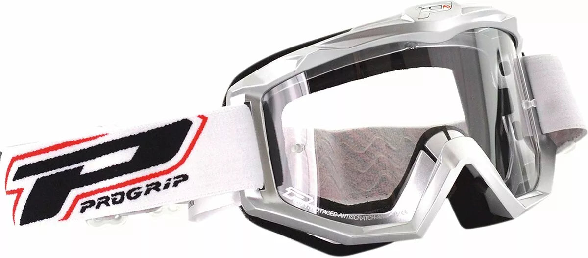 Pro Grip 3201 Raceline Goggle Black/Silver/White