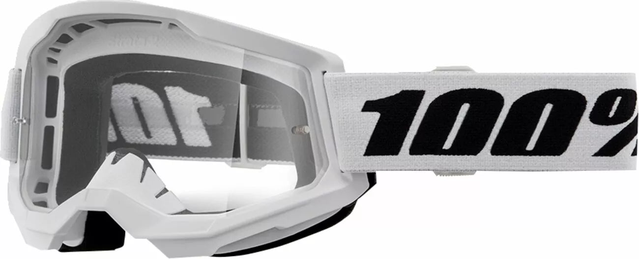 100% Strata 2 Goggle White