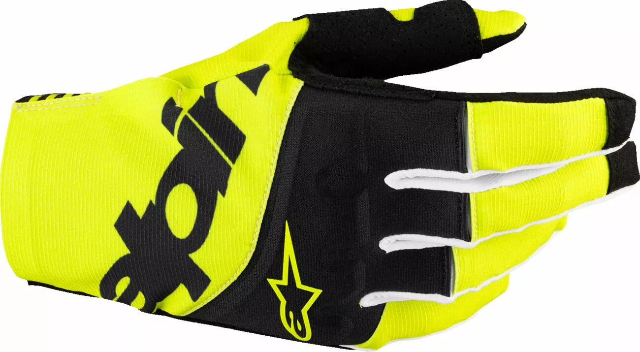 Alpinestars Techstar Mx Gloves Black/Fluorescent Yellow