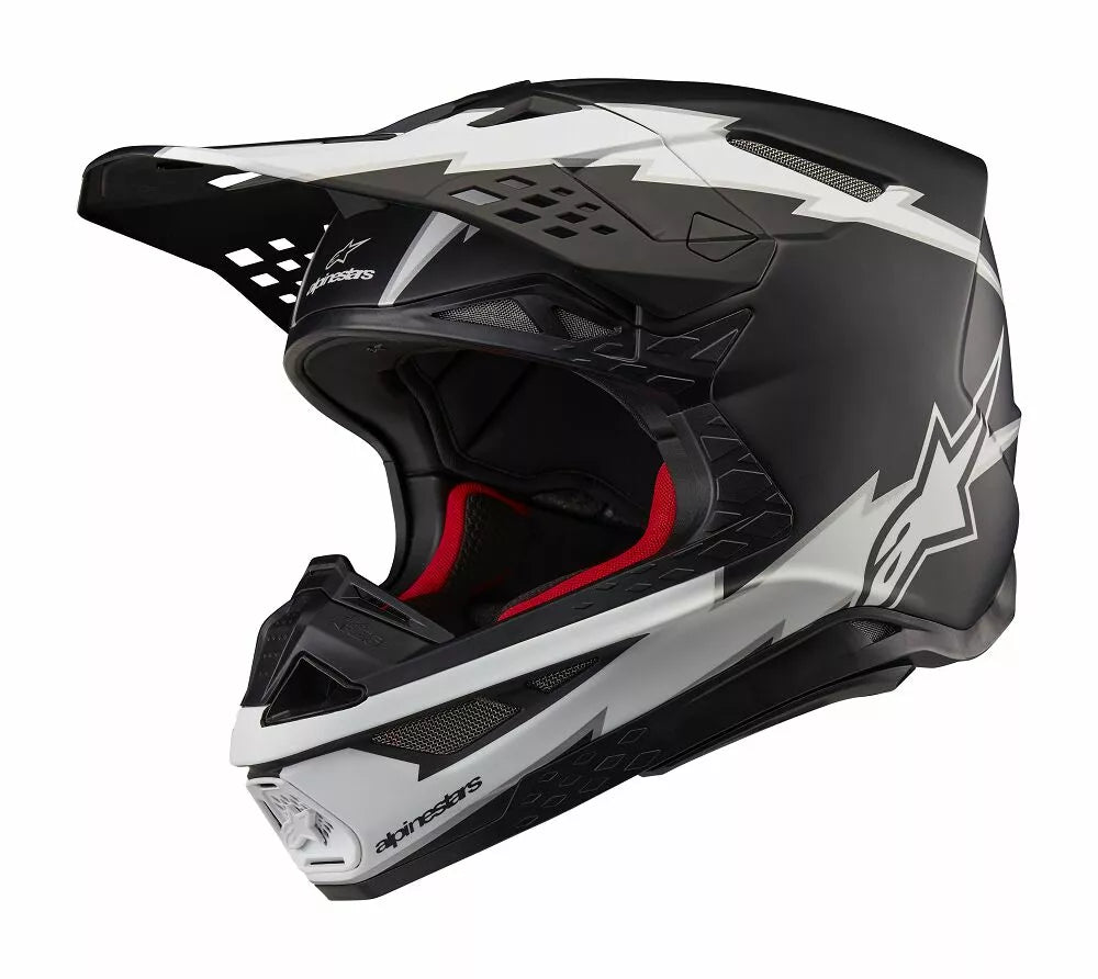 Alpinestars Supertech M10 Ampress Helmet Black/Matte/White