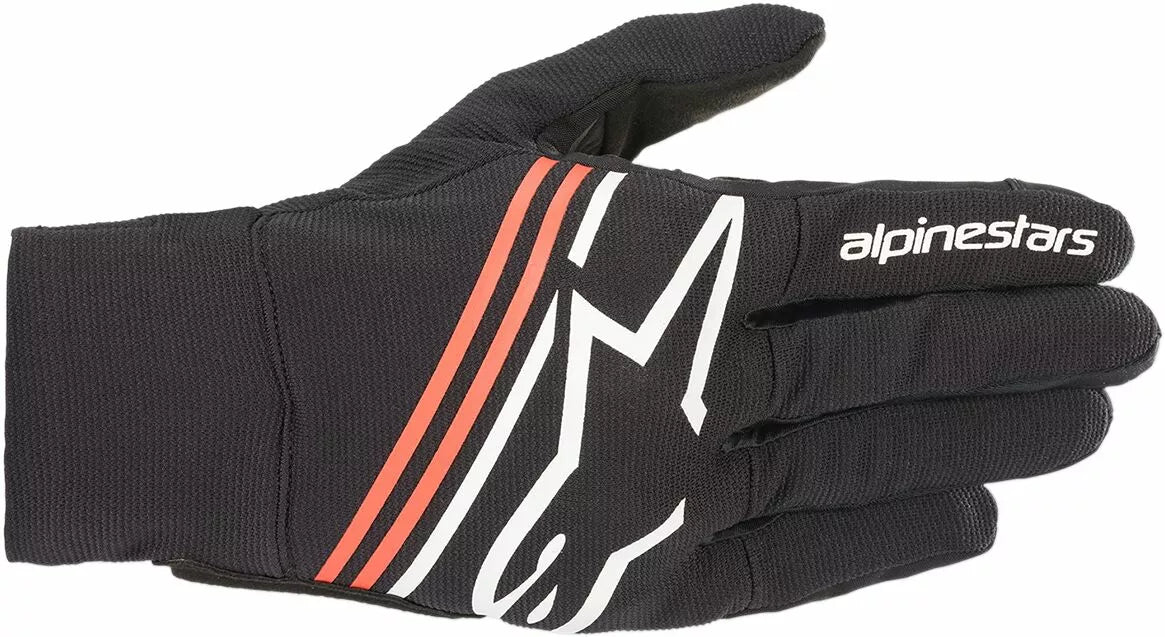 Alpinestars Reef Gloves Black/White/Fluorescent Red