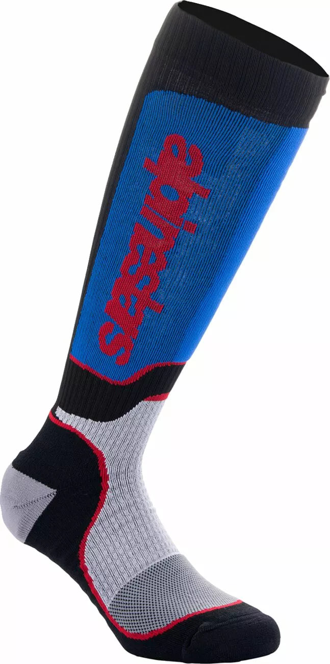 Alpinestars Mx Plus Socks Black/Blue/Red/White