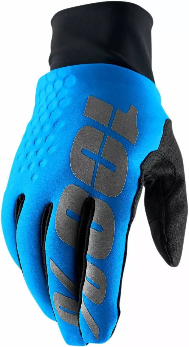 100% Hydromatic Brisker Gloves Black/Blue