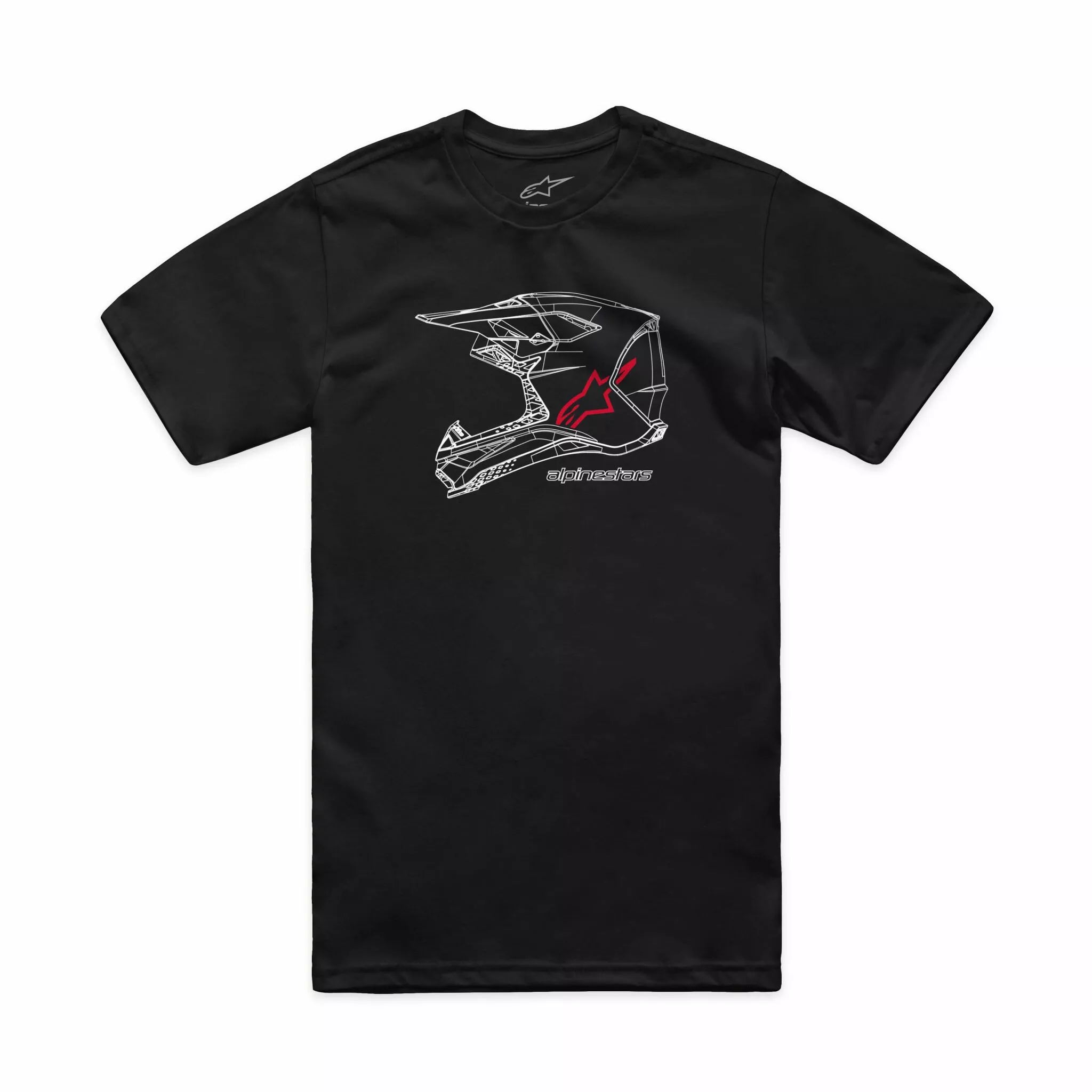 Alpinestars Mx Helmet Csf T-Shirt Black