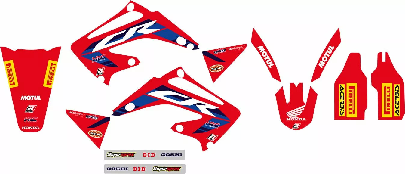 Blackbird Racing Blackbird Racing Replica Team Honda Hrc 2022 Graphics Kit With Seat Cover