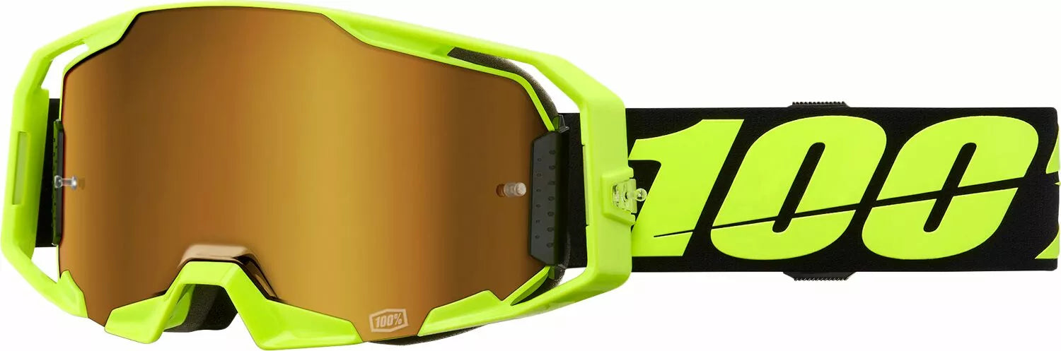 100% Armatic Goggle Fluorescent Yellow