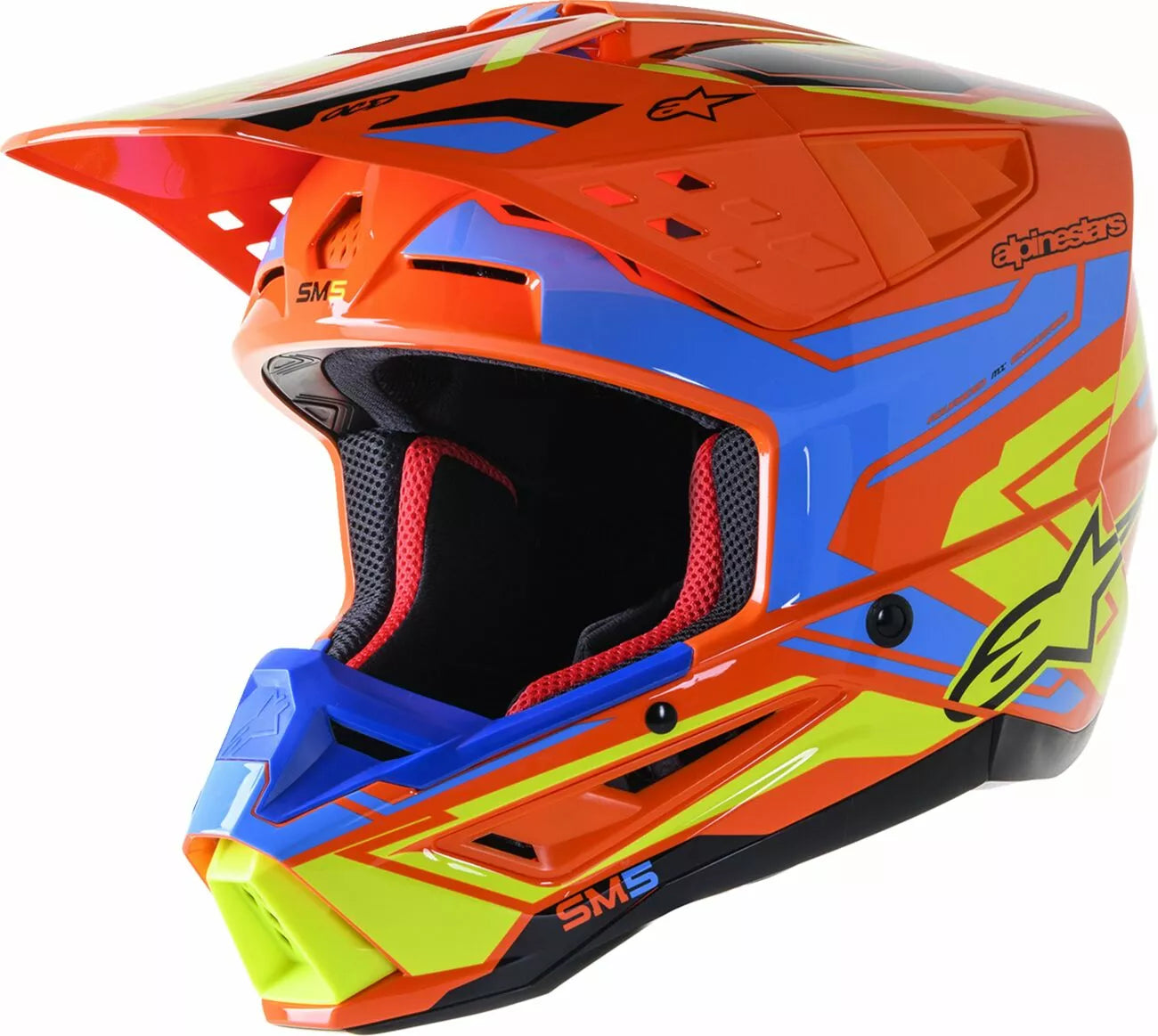 Alpinestars Supertech M5 Action 2 Helmet Gloss/Orange