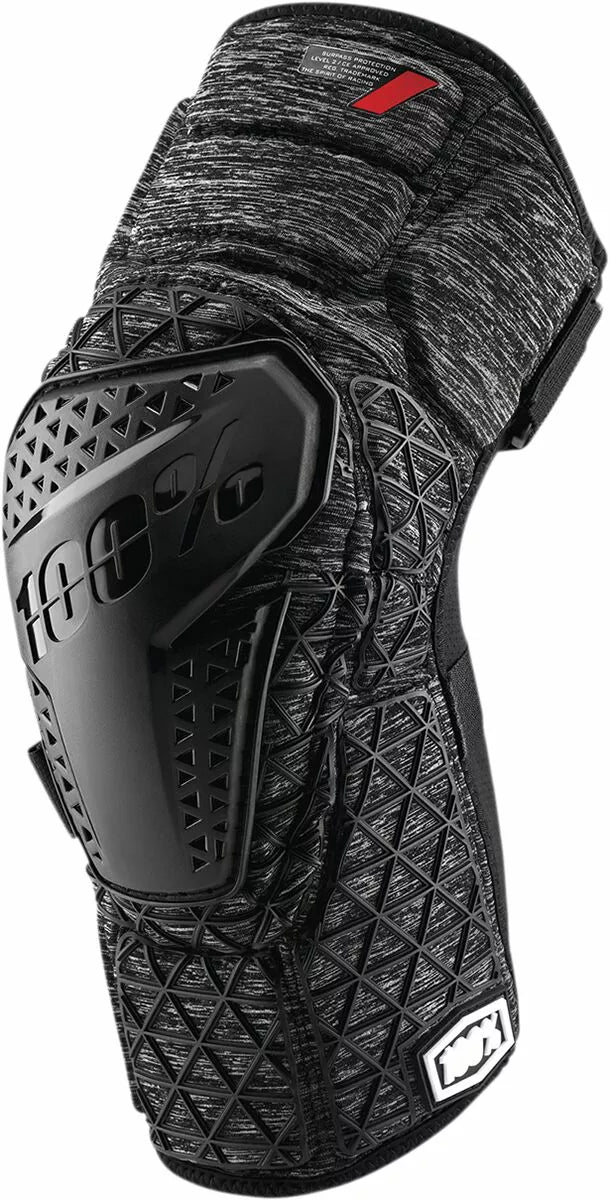 100% Surpass Knee Guards Black/Gray