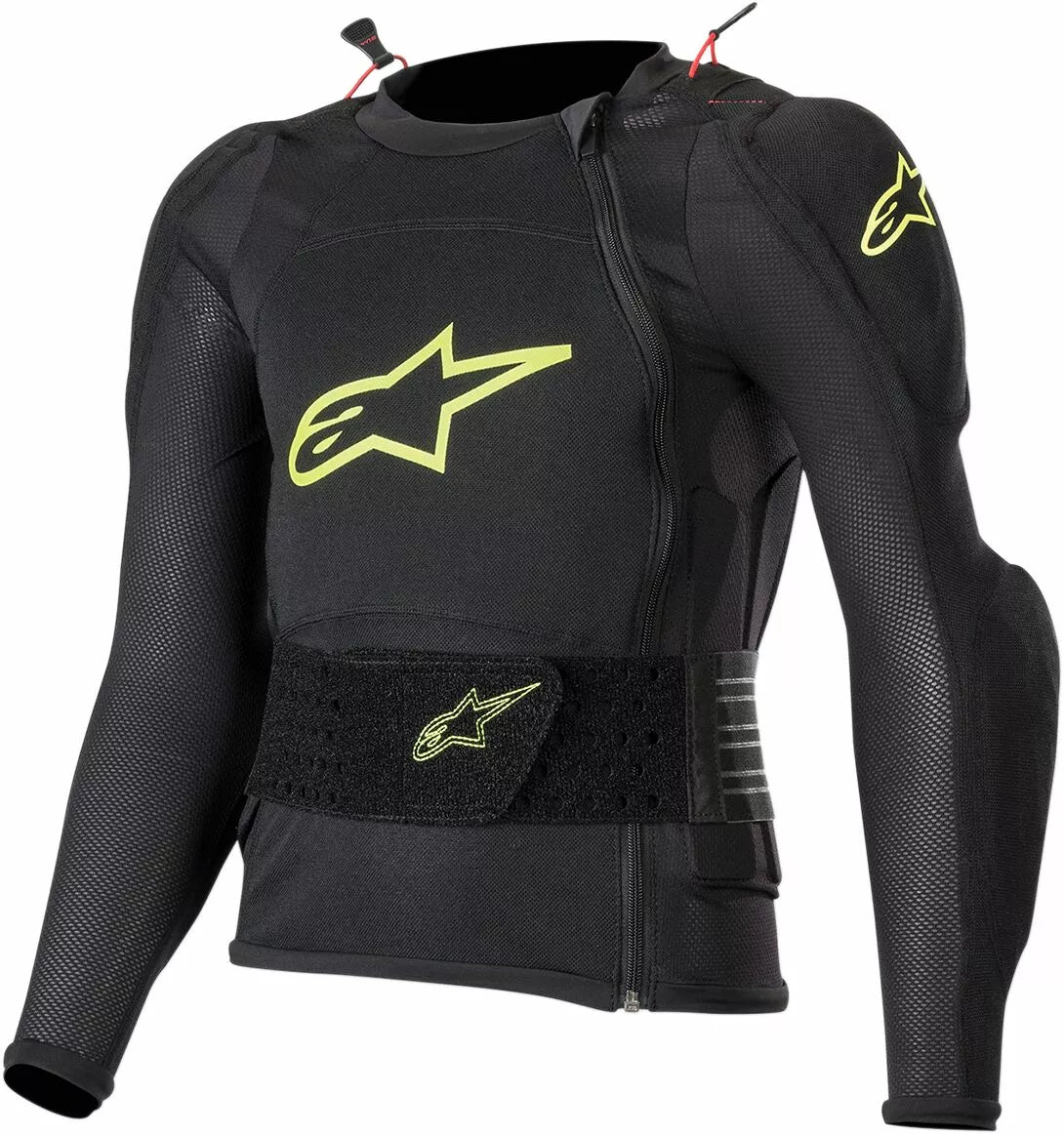 Alpinestars Youth Bionic Plus Jacket Black/Fluorescent Yellow