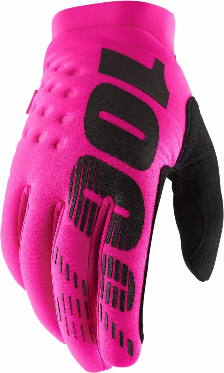 100% Brisker Gloves Pink