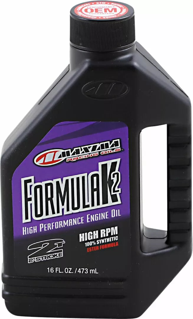 Maxima Racing Oil Formula K2 High Rpm Synthetic 2T Engine Oil