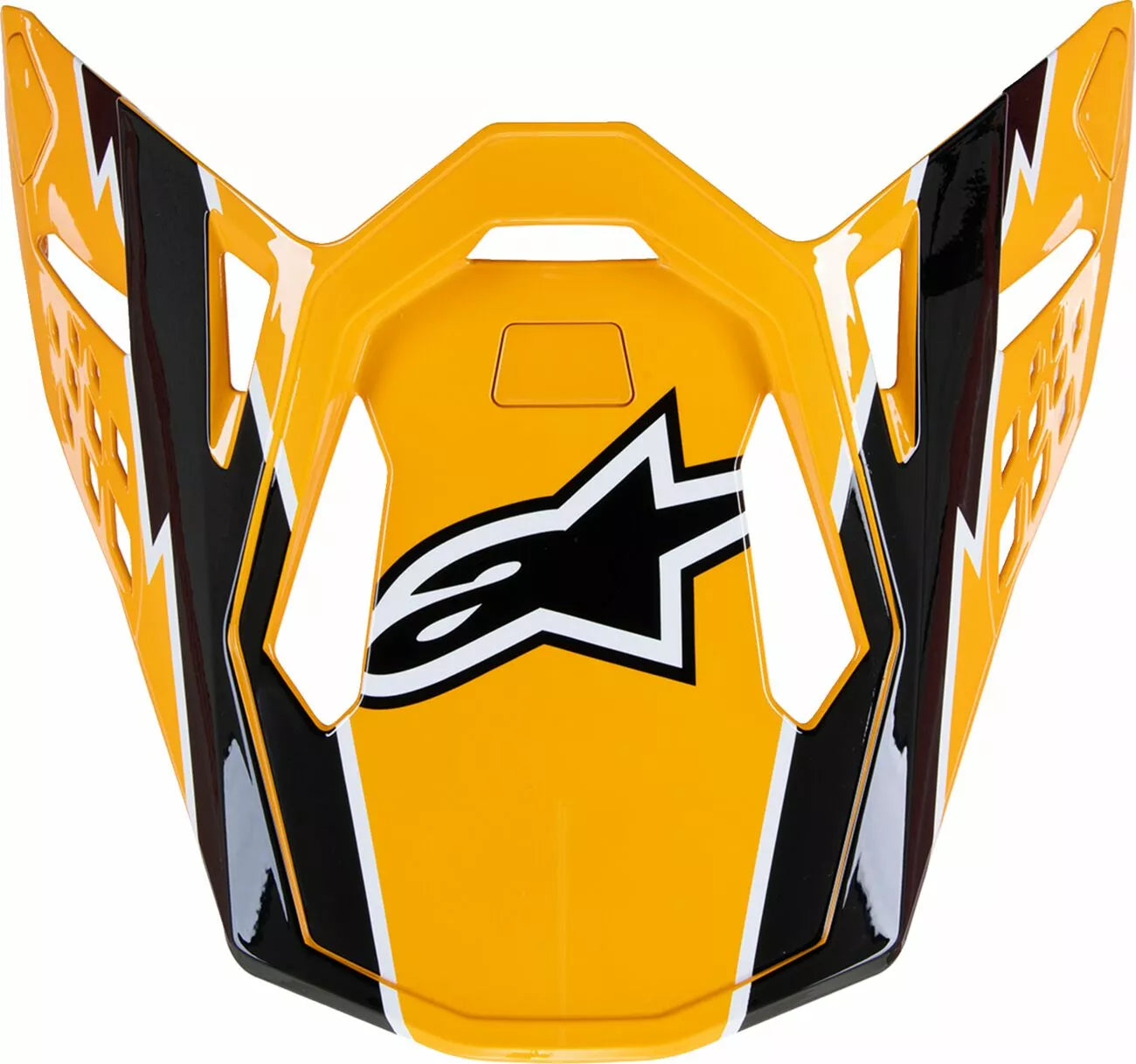 Alpinestars Supertech M10 Helmet Visor Black/Gloss/White/Yellow