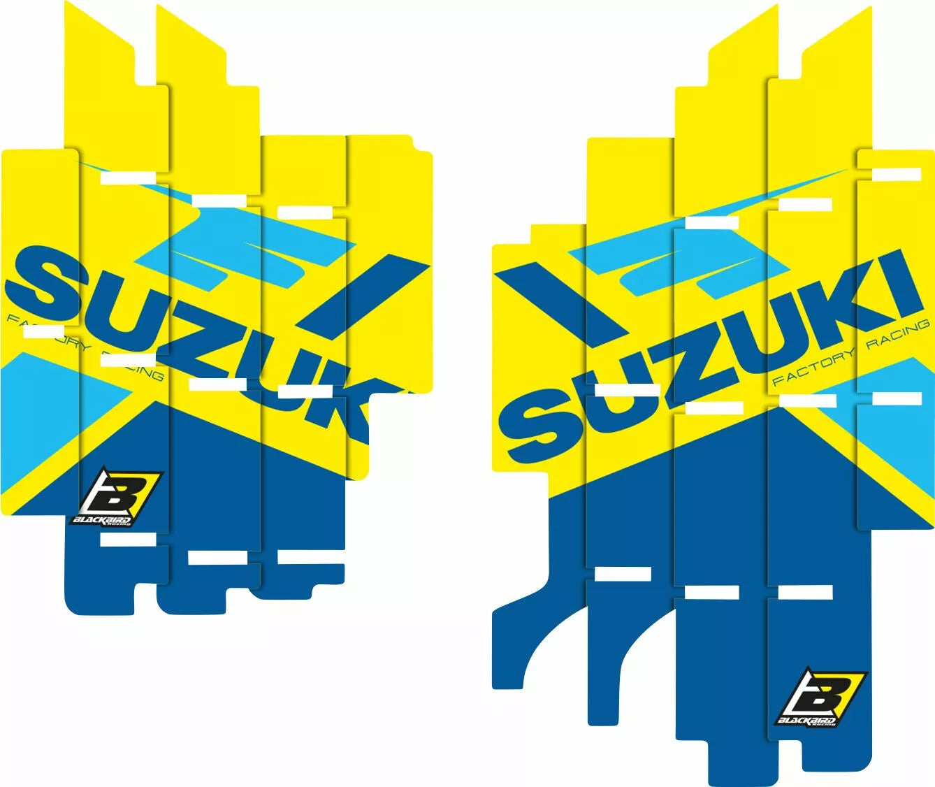 Blackbird Racing Radiator Louvers Graphics Team Suzuki Ksrt 2022