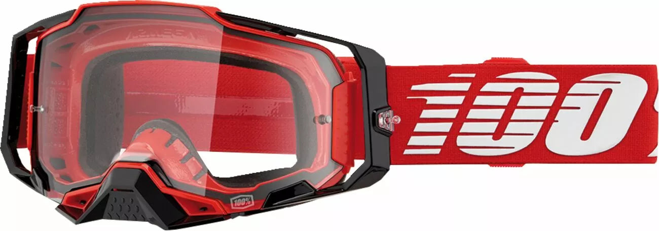 100% Armega Goggle Black/Red